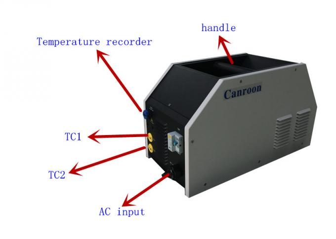 Prix de machine de chauffage par induction de traitement thermique de soudure de courrier de refroidissement à l'air